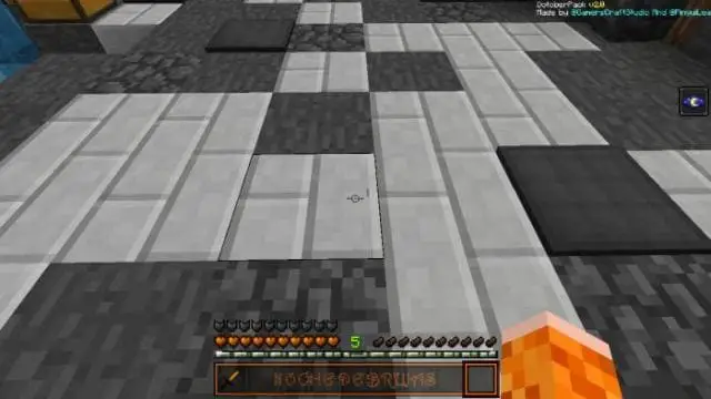 Обновленный хотбар в стиле хэллоуина