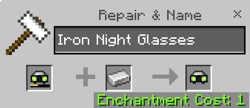 Ремонт железных очков ночного видения с помощью железа