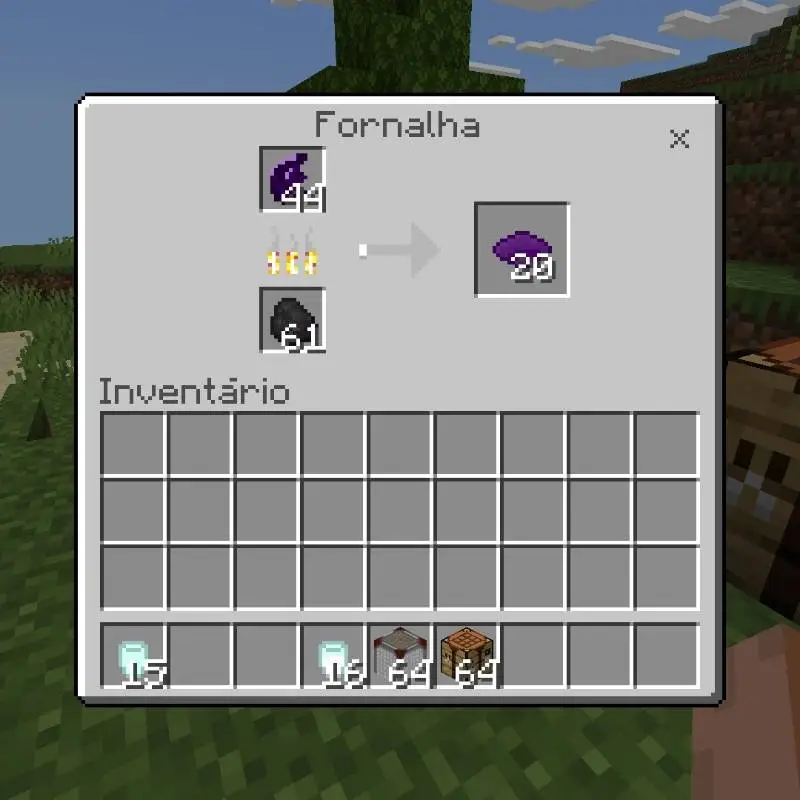 Крафт расплавленного обсидиана