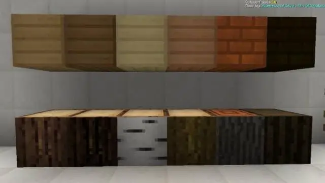 Измененные текстуры древесины