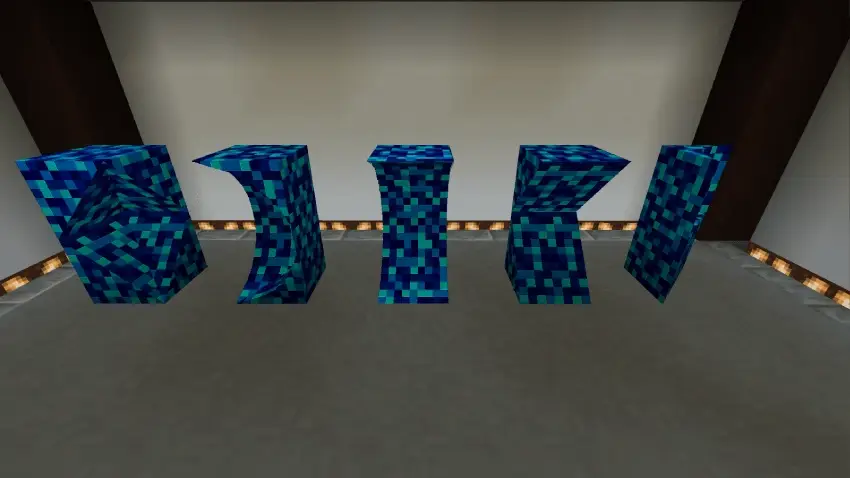 Блоки с необычной фигурой