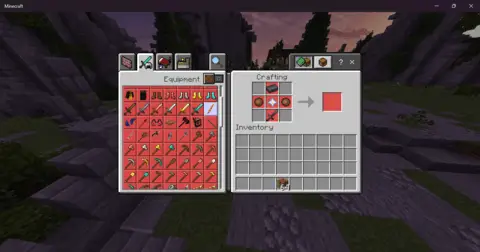 Крафт огненного меча