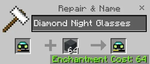 Ремонт алмазных очков ночного видения с помощью блока шерсти