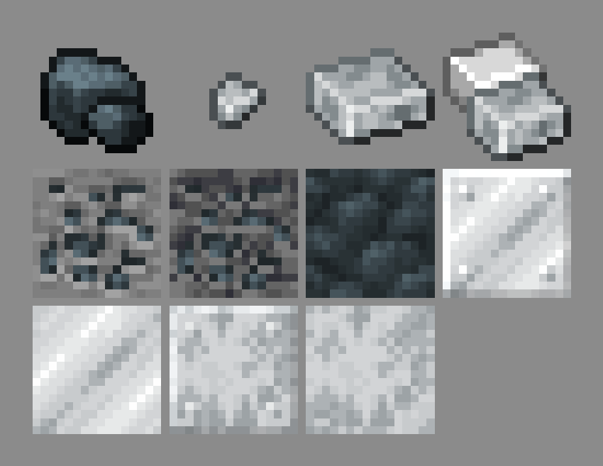 Блоки и предметы из титана