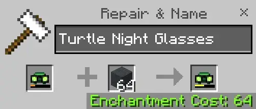 Ремонт черепашьих очков ночного видения с помощью блока шерсти