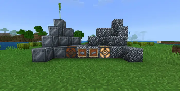 Все блоки из цинковой руды