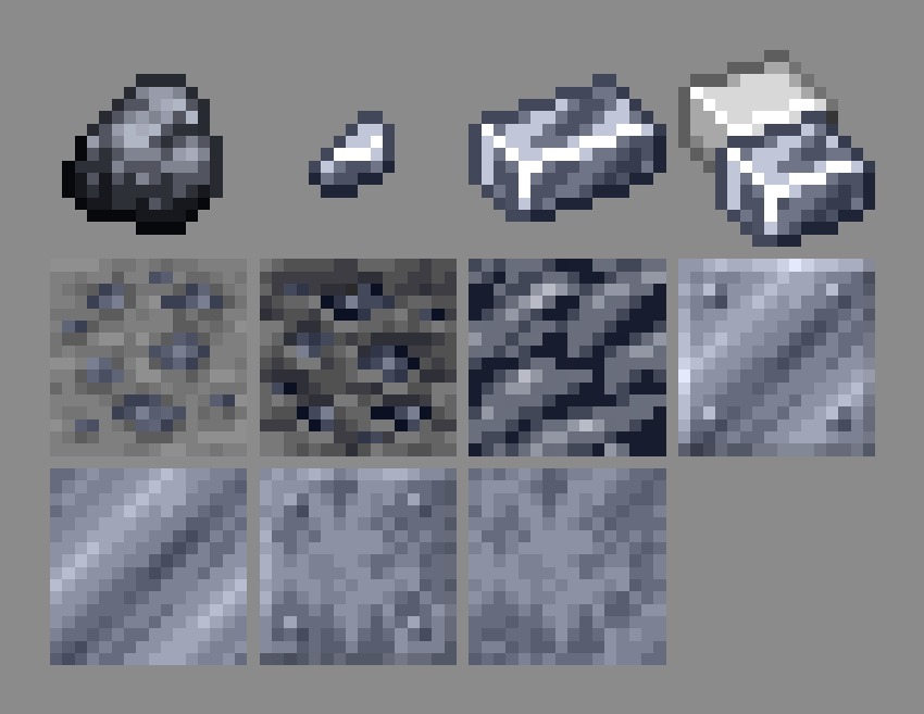 Блоки и предметы из кремния