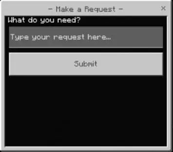 Меню отправки сообщения