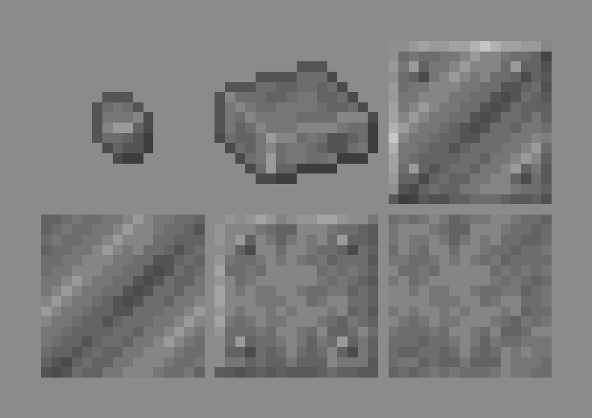 Блоки и предметы из металла