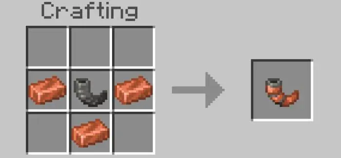 Крафт медного козьего рога