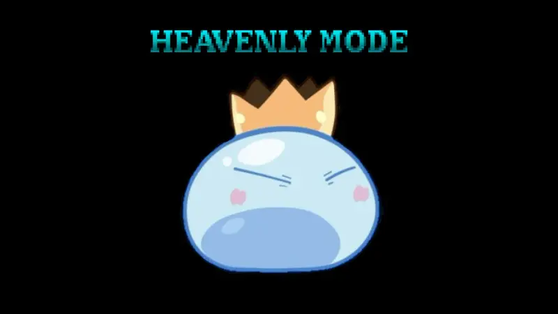 Необычный слайм синего цвета с короной