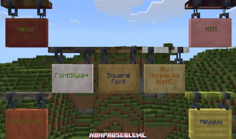 Более четкий шрифт на разных табличках