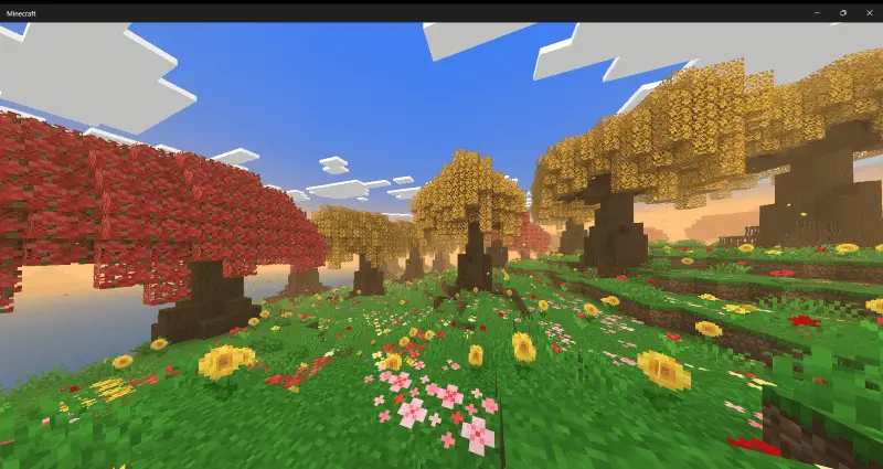 Тёплый цветочный сад