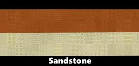 Песчаник после обработки