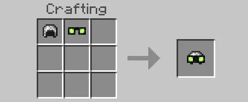 Крафт кольчужных очков ночного видения