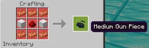 Крафт средней части пушки