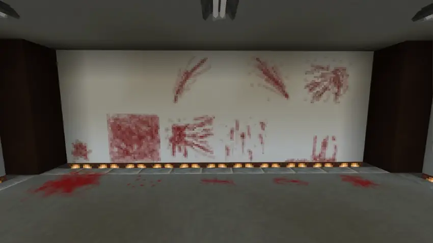 Декоративные кровяные следы