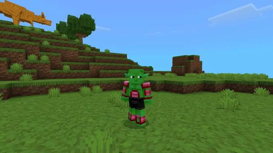 Зеленый персонаж