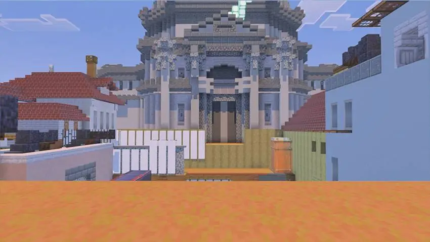 Высокие здания с множеством ходов и переулков