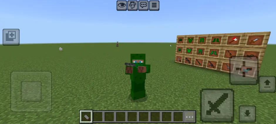 Игрок в камуфляжной броне