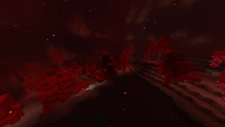 Багровый лес с другого ракурса