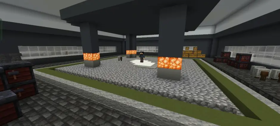 НПС в центре структуры