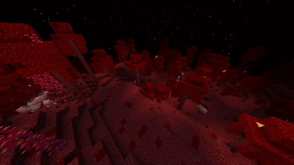 Багровый лес