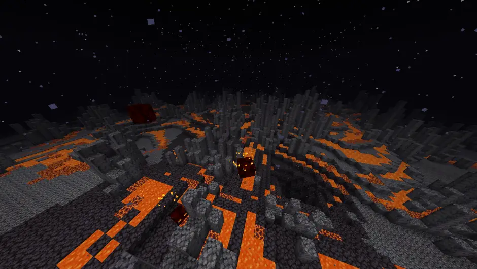 Магма кубы в базальтовых дельтах