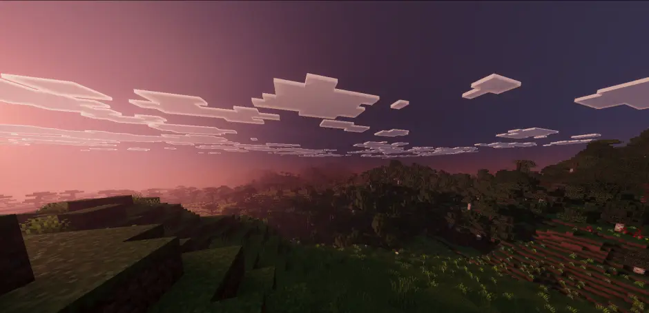 Новый вид освещения вечером на поляне