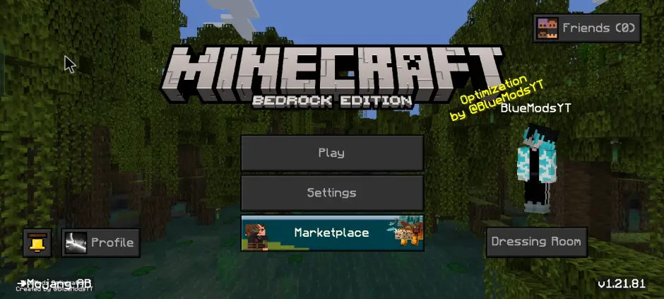 Изменение главного меню игры