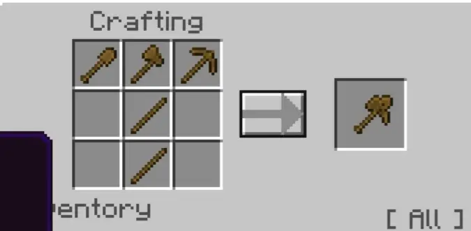 Крафт деревянного пакселя