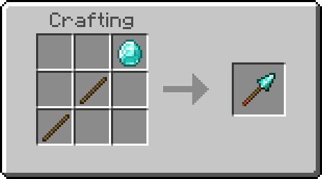 Крафт алмазного копья