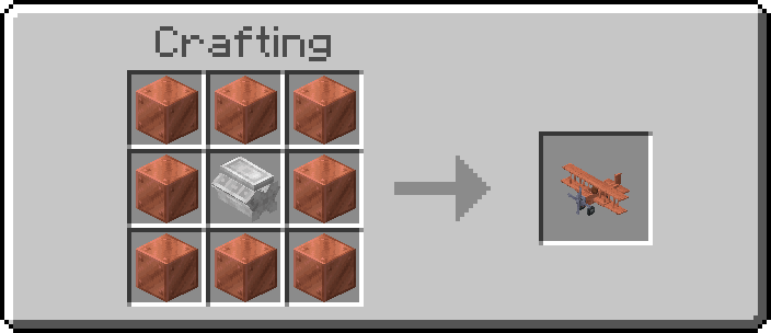 Крафт медного самолёта