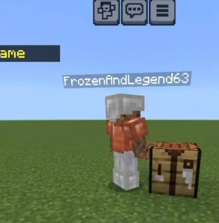 Бот в броне возле верстака