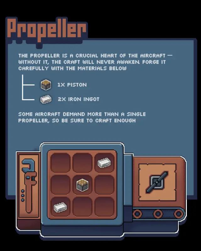 Крафт пропеллера