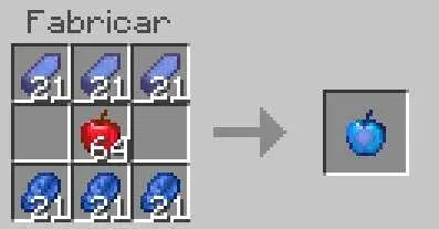 Крафт синего неонитового яблока