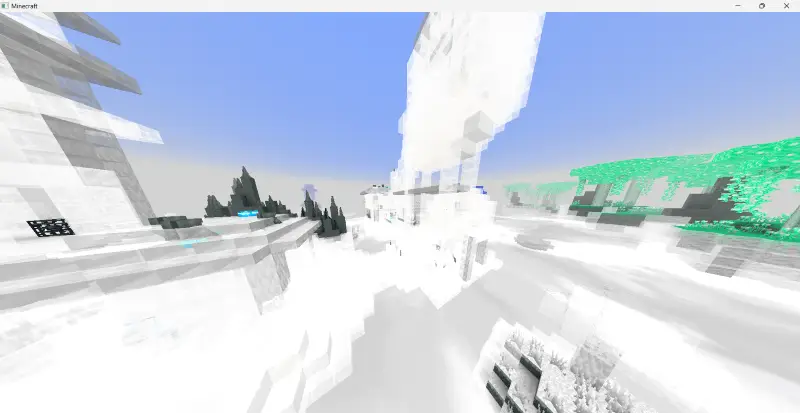 Воздушная структура в ветряных облаках