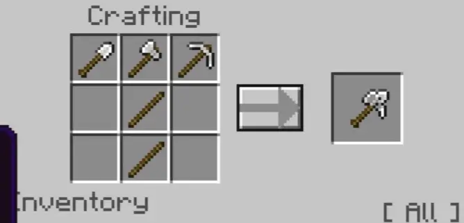 Крафт железного пакселя