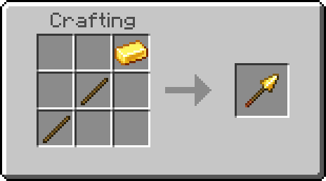 Крафт золотого копья