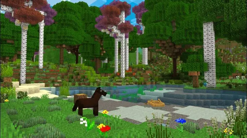 Лошадь у озера