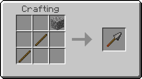 Крафт каменного копья