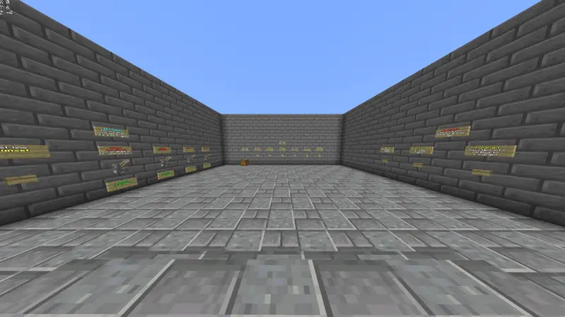 Лобби в небе с множеством табличек