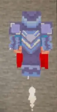 Неонитовая броня на игроке