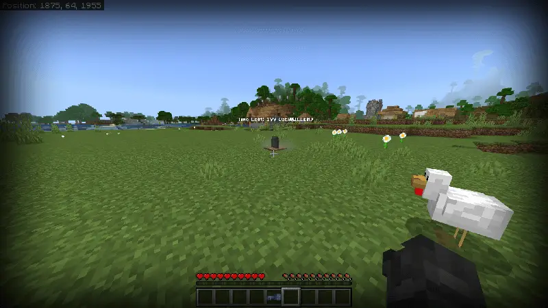 Одинокая могила на равнине перед игроком