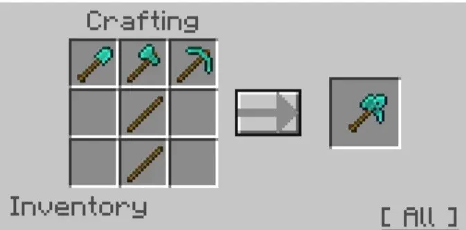 Крафт алмазного пакселя