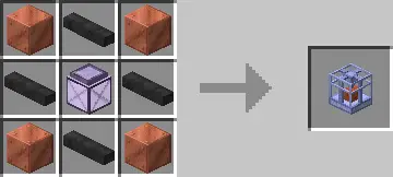 Крафт блока из материального компрессора