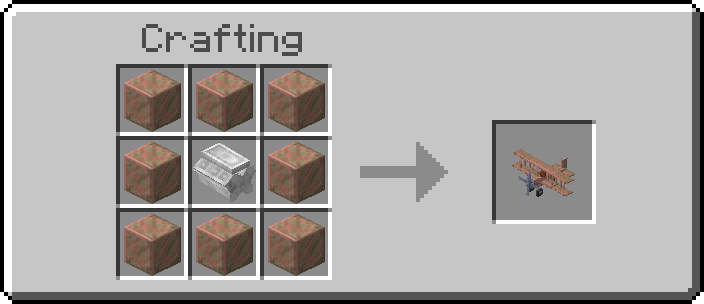 Крафт слегка окисленного самолёта