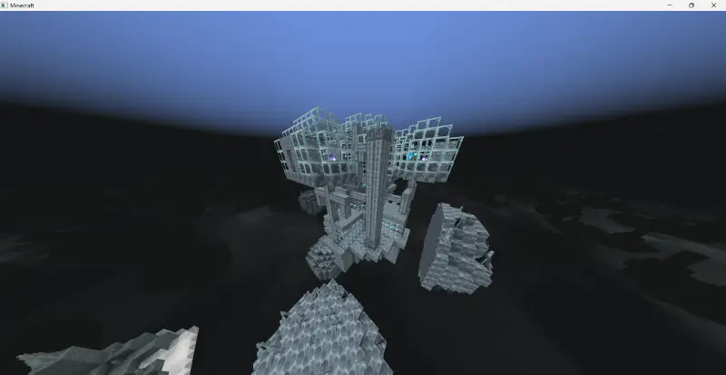 Башня во фрагментах луны