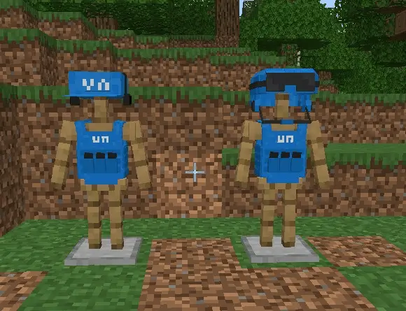 Синие бронированные костюмы