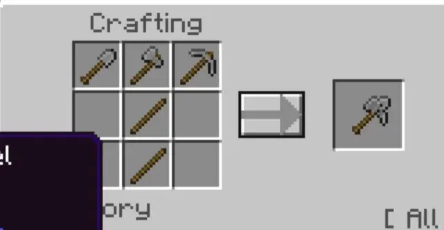 Крафт каменного пакселя